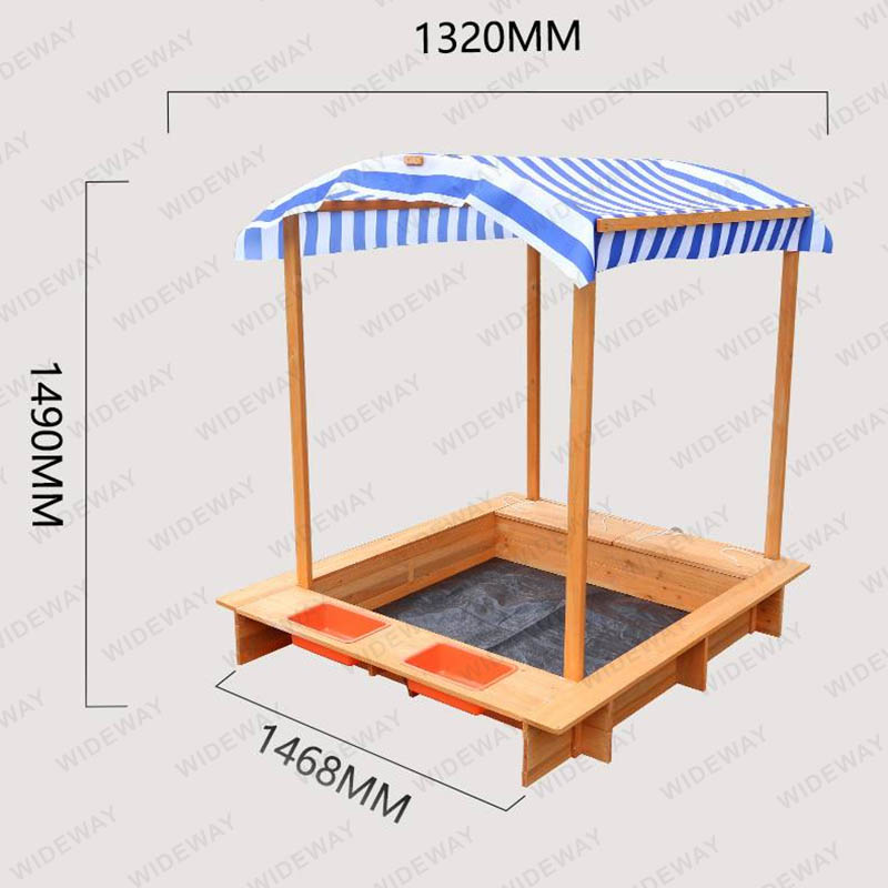 Hố cát bằng gỗ bóng mờ